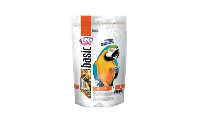 Lolo Pets Parrot Feed Complete 350g Resealable