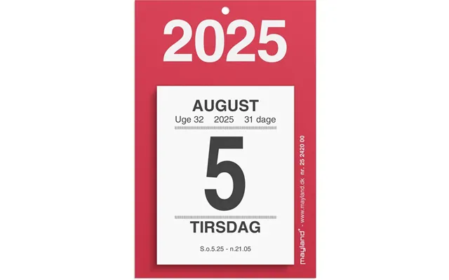 Mayland Little Tear-off Calendar M Blurb 2025 product image