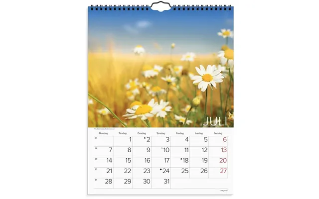 Mayland Vægkalender Dansk Natur 2025