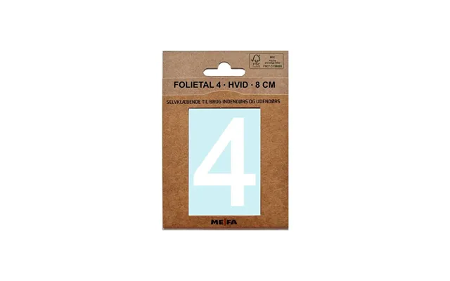 Mefa Folietal 4 - Hvid
