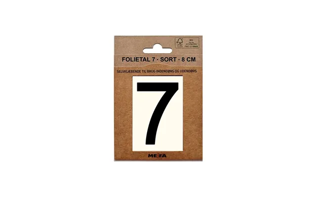 Mefa Folietal 7 - Sort