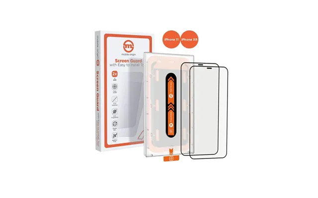 Mobile Origin Screen Guard Iphone 11 Xr With Easy Applicator 2 Pack