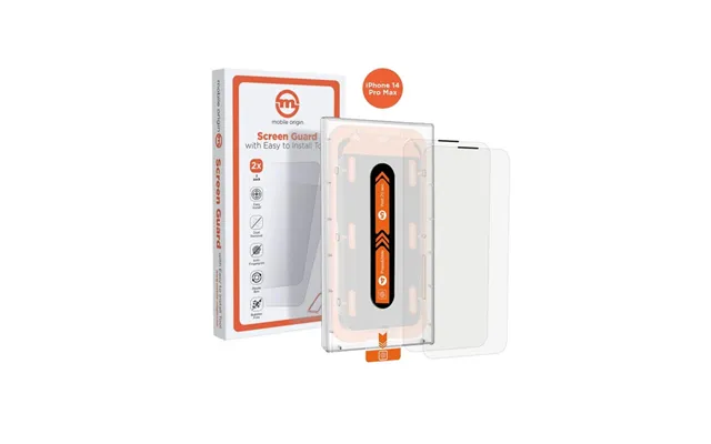 Mobile Origin Screen Guard Iphone 14 Pro Max With Easy Applicator 2 Pack