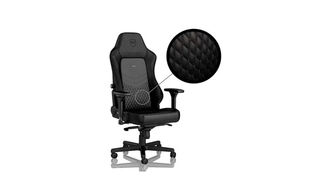 Noblechairs Hero Real Leather Gaming Chair - Black Gamer Chair product image