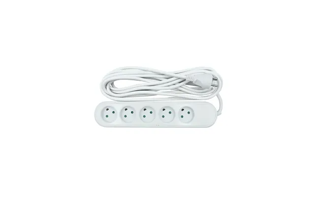 Nordic Quality Power 5-way Socket Grounded D 5m Strømforsyning - Atx