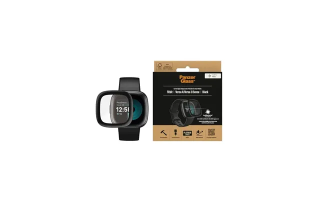 Panzerglass Fitbit Versa 4 Versa 3 Sense Screen Protector Glass