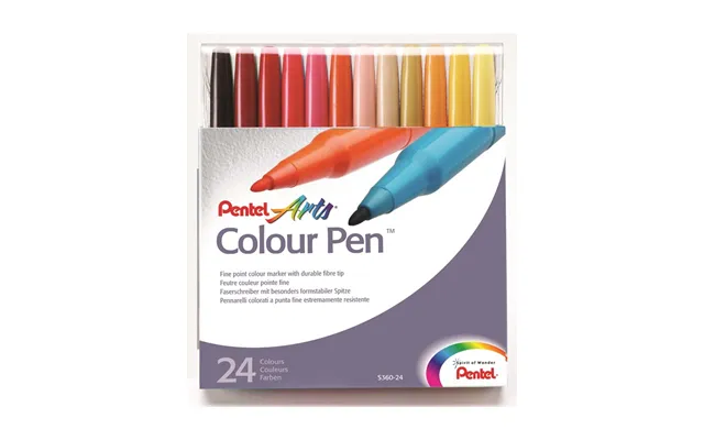 Pentel S360-24 Color Pen Ass.