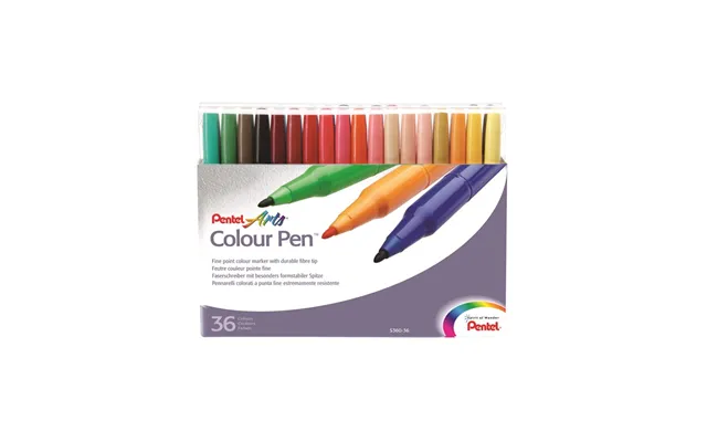 Pentel S360-36 Color Pen Ass.