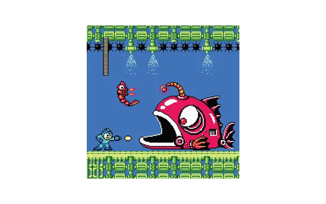 Pixel Frames - Megaman 2 Lantern Fish
