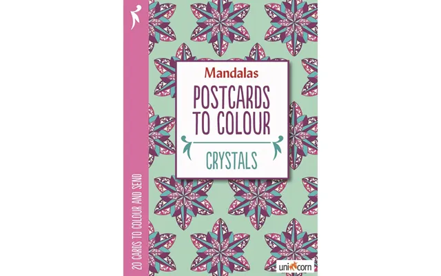 Postcards To Colour - Crystals