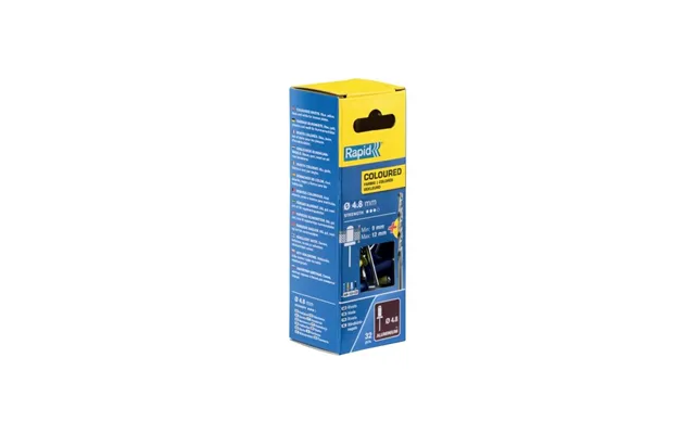 Rapid Blindnitter.special Automotive Stål.32 Stk. Farvede Incl