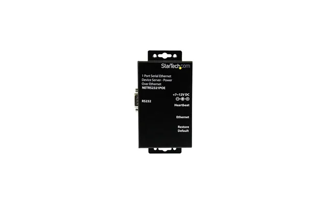 Startech.com 1 Port Rs232 Serial Ethernet Device Server - Poe Power Over Ethernet