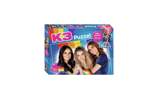 Studio 100 K3 Puzzle With Poster 104pcs. Floor
