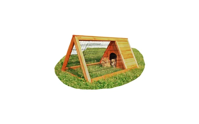 Sunnypet - Wooden Cage Outdoor Triangular 116x63x53 Cm