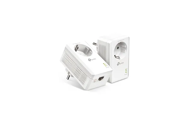 Tp-link Tl-pa7017p Kit 2-pack Av1000 Gigabit Passthrough Power Line Starts Kit Homeplug Power Line product image