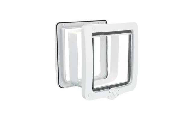 Trixie 4-way Cat Flap With Tunnel 24 × 28 Cm White