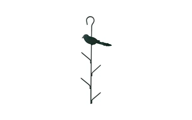 Trixie Bird Fat Ball Feeder 4 Fat Balls Metal 9 × 40 Cm Dark Green