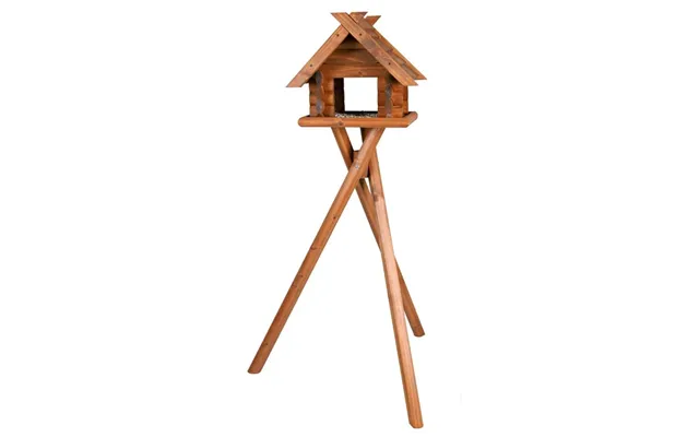 Trixie Natura Bird Feeder With Stand Pine Wood 47 × 40 × 36 Cm 1