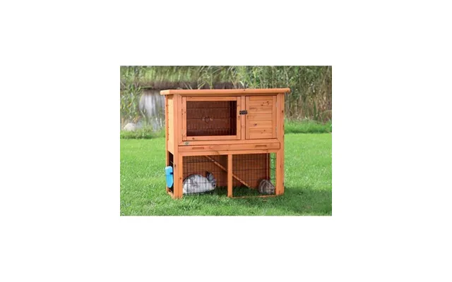 Trixie Natura Guinea Pig Hutch With Outdoor Run 104 × 97 × 52 Cm Brown