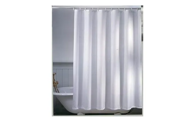 Van Der P Badeforhæng Unicolor 180x200 Cm Hvid