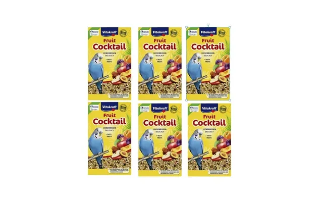 Vitakraft 6 X Fruit Cocktail For Budgies