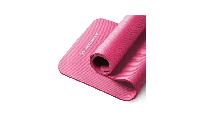 Wozinsky Exercise Mat 181 X 63 X 0.9 Cm Thick Gymnastic Yoga Mat Pink