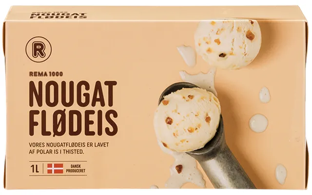 Nougat Flødeis product image
