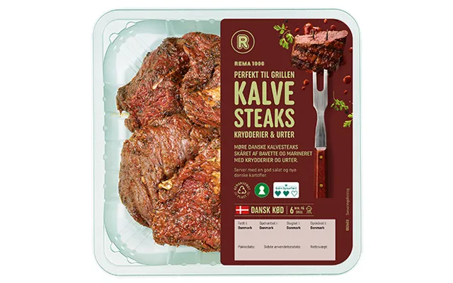 Kalvesteak M.herbs product image