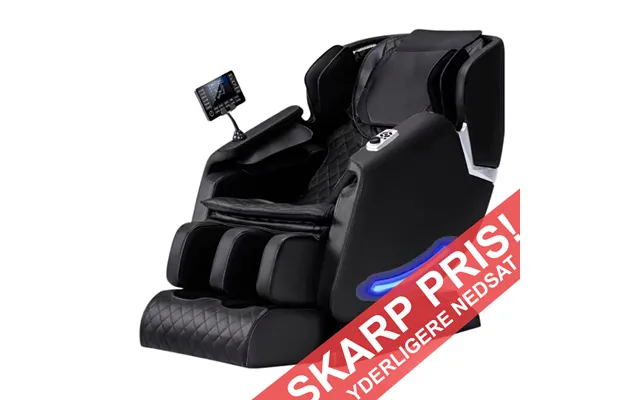 Massagestol 4d Luksus Med Sl-teknologi, Varmeterapi, Stemme Kontrol & Touchskærm - Model A7