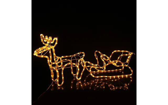 Rensdyr Og Kane - 120 Cm Med Led-lys -