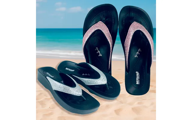 Sandaler Aerosoft - Model 3802 I Sølv & Pink