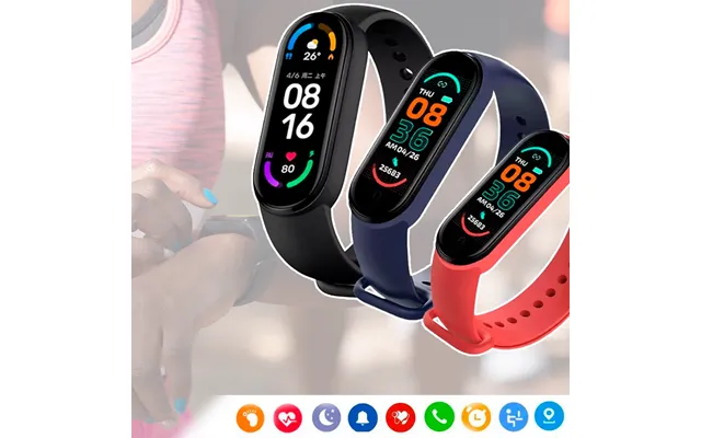 Smartwatch - M Puls- & Blodtryksmåler Vand- Og Støvafvisende