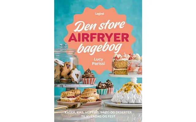 Den Store Airfryer Bagebog - Brugt Bog- Lucy Parissi