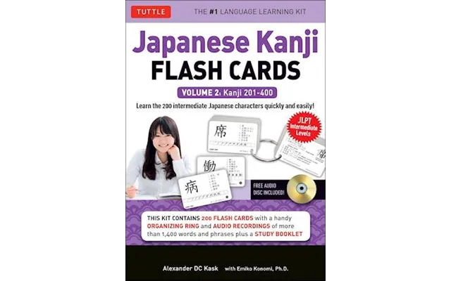 Japanese Kanji Flash Cards Kit Volume 2 - Alexander Kask