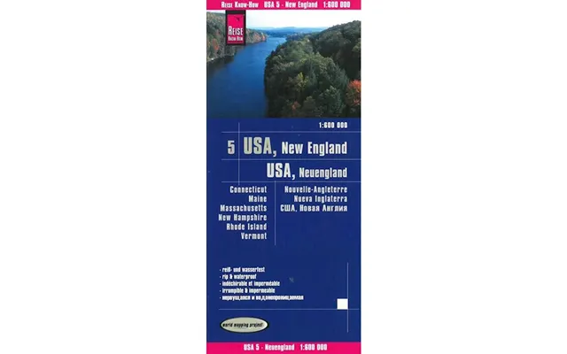 Usa 5 New England, World Mapping Project - Reise Know-how