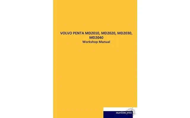 Volvo Penta Md2010, Md2020, Md2030, Md2040 - N. N