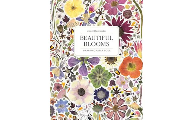 'beautiful Blooms Wrapping Paper Book' - Keith Kralik Og Rachel Parri
