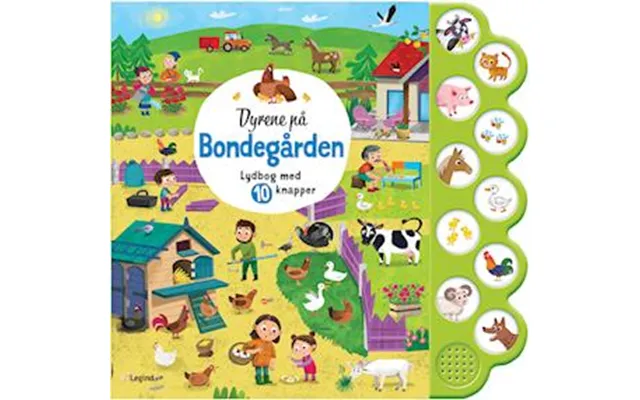 'dyrene På Bondegården - Lydbog Med 10 Knapper'