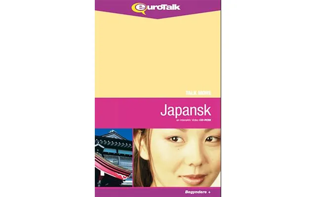 'japansk Parlørkursus Cd-rom' - Talk More Japansk