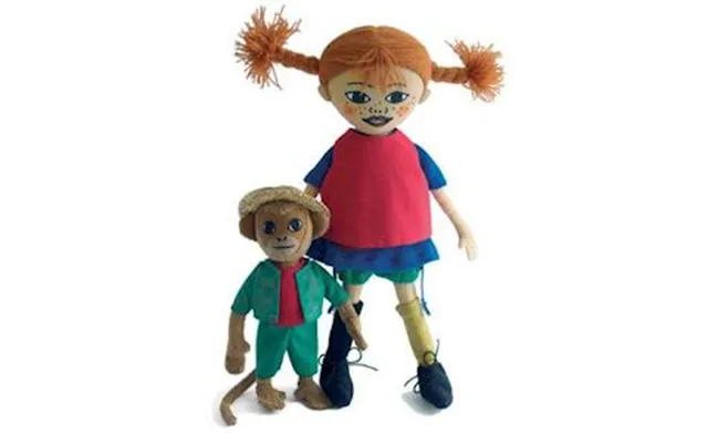 'pippi & Herr Nilsson Dukke 30 Cm ' - Hjelm Förlag