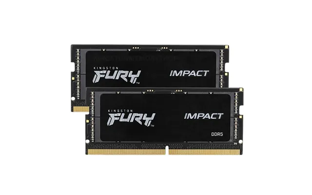 Kingston Fury Impact 2x8gb 4800mhz Ddr5 Sodimm Laptop Ram product image