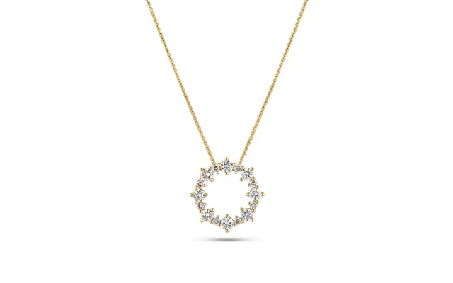 Halskæde Brina - 14 Kt. Guld El. Hvidguld 0.81 Ct Tw G-h Vs Lab-grown Diamanter
