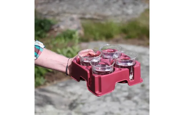Glasholder Muggi - Rød