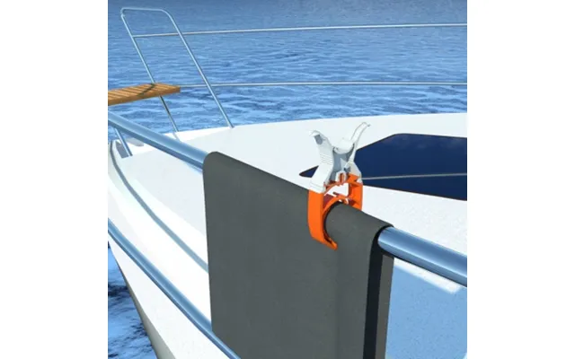 Klemme Fixclip - 6-pak Hvid Orange