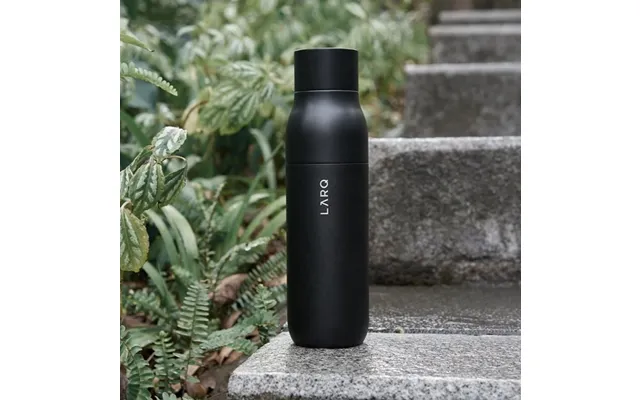Termokandeflaske Med Uv-rensning Larq - Sort 740 Ml