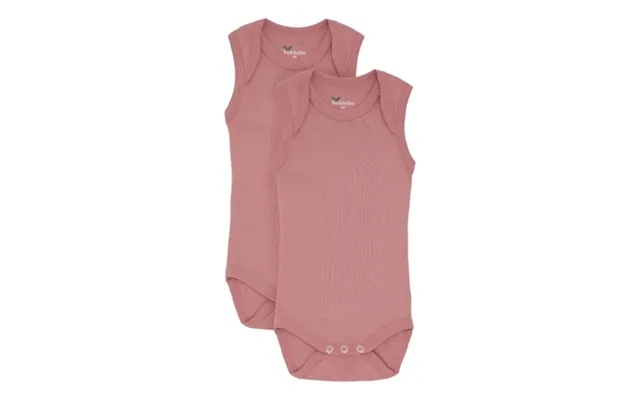 Birkholm 2-pak Ærmeløs Body Falmet Rosa