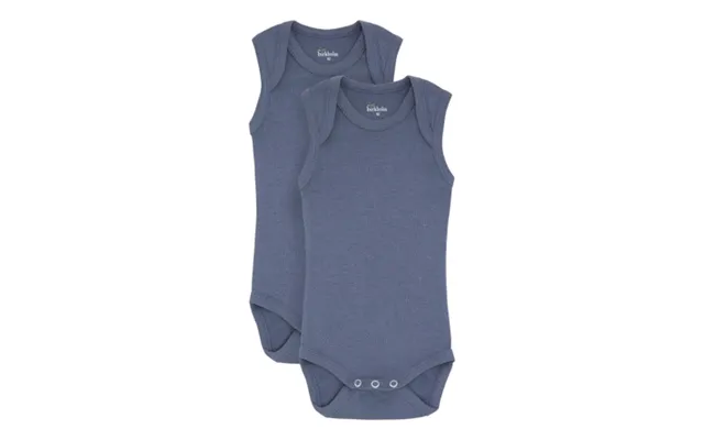 Birkholm 2-pak Ærmeløs Body Indigo Blå