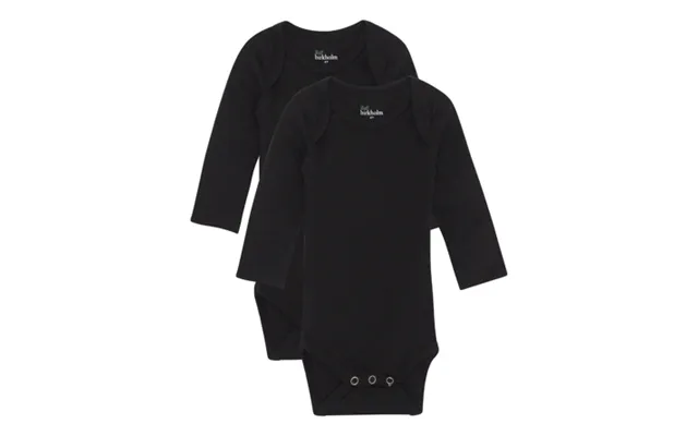 Birkholm 2-pak Langærmet Body Midnat Sort