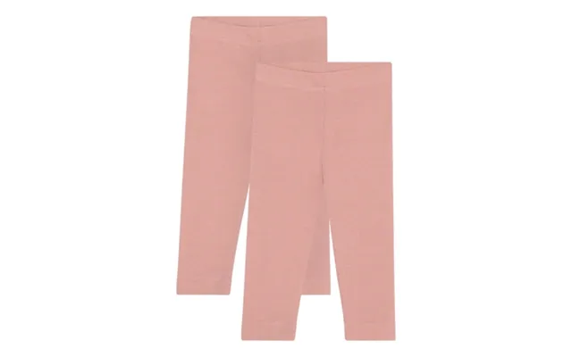 Birkholm 2-pak Leggings Varm Lyserød