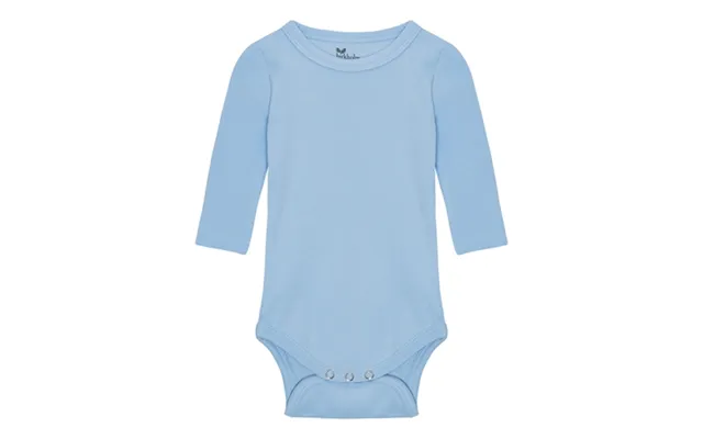 Birkholm Langærmet Rib Body Baby Blå